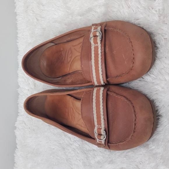 Brown Born leather loafers sz8.5 - Picture 2 of 7